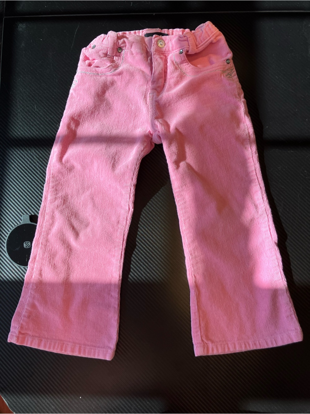 Pink Kids Corduroy Pants
